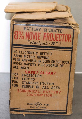 Proiettore cinematografico vintage Horipet-17 a batteria e 2 pellicole - Foto 4 di 4