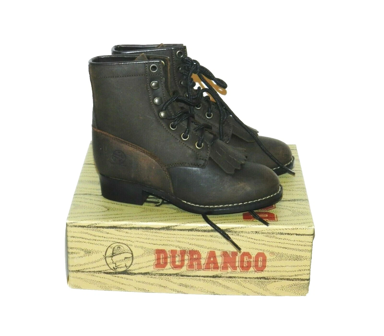 Botas Durango con Cuero Superior Zapatos unisex para niños