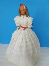 PATTERN FOR 18 INCH BARBIE WHITE RUFFLED GOWN -GONE WITH THE WIND
