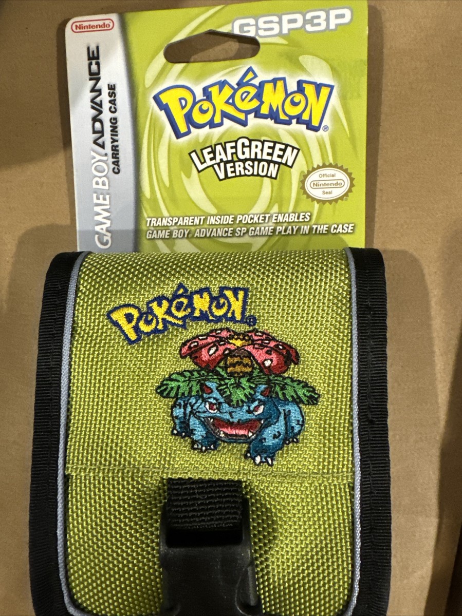 Pokemon Leaf Green Gameboy Advance carrying case GSP3P