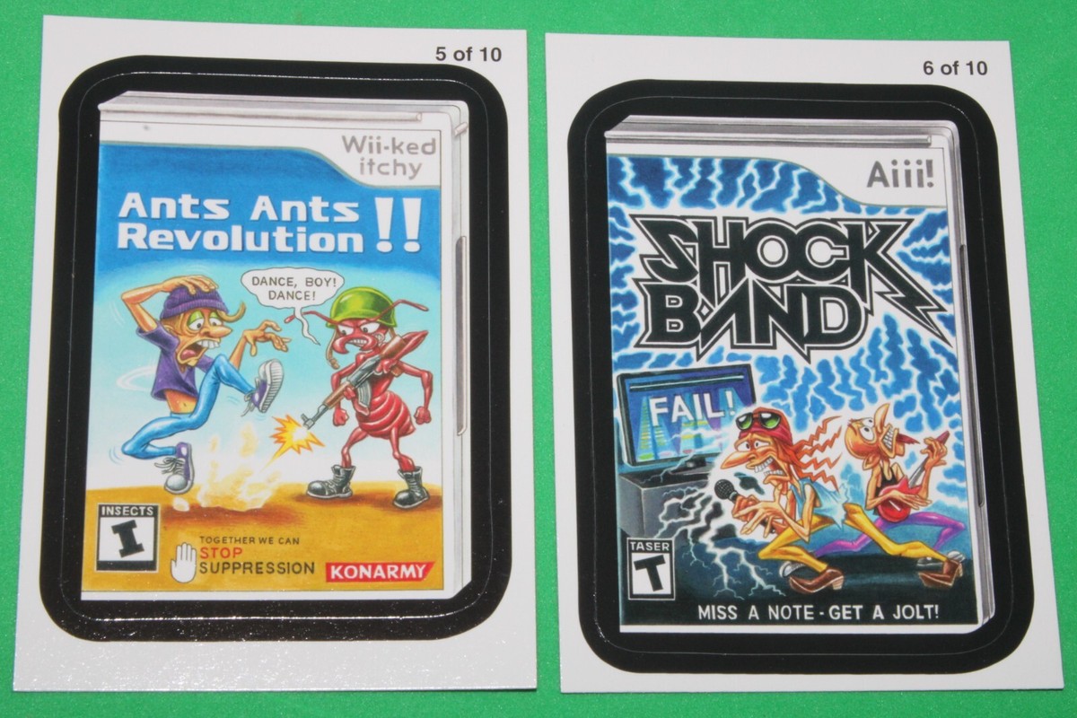 2012 Topps Wacky Packages ANS9 All-New Series 9 LAME GAME STICKERS