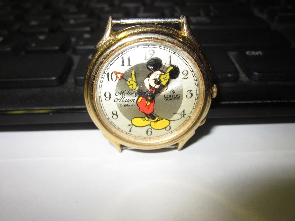 ヴィンテージ品♪LORUSメロディミッキーウォッチ ヴィンテージ ローラス LORUS ミッキーマウス Mickey 腕時計