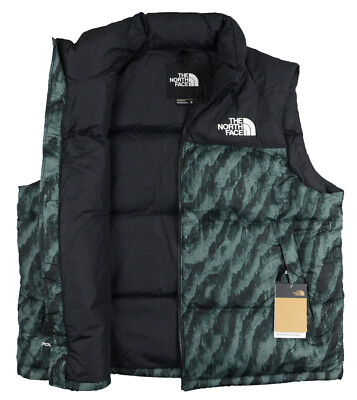 THE NORTH FACE 1996 Retro Nuptse Vest sz X-Large Balsam Gray THE NORTH FACE 1996 Retro Nuptse Vest sz X-Large Balsam Gray