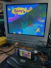 Sega Genesis Barney  s Hide  Seek Used Game Tested  Working 1993 Game Only