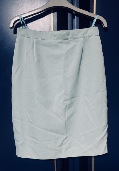 Women Jean Paul Gaultier Skirt Turquoise Wool 40 /