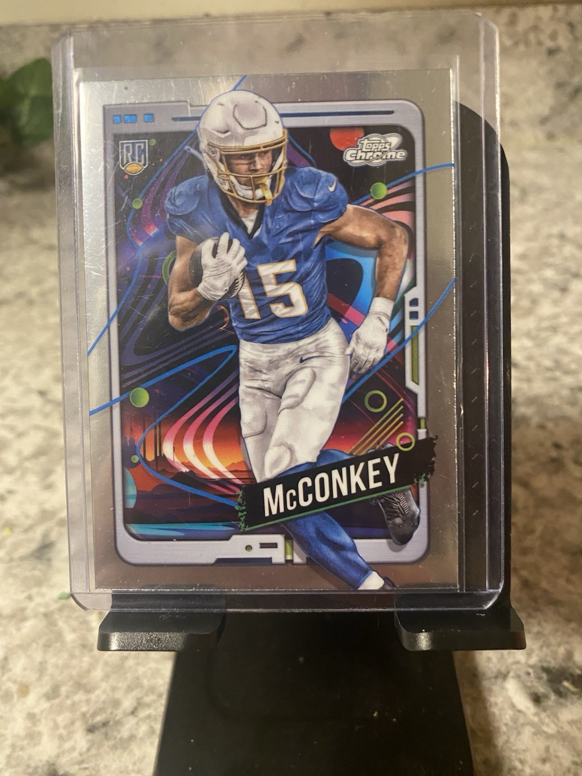 2024 Topps Cosmic Chrome - Rookies Ladd McConkey #152 Nucleus Refractor (RC)
