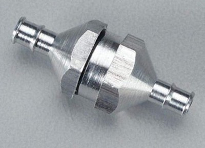 Du-Bro 340 in-Line Fuel Filter with Plug Silver 