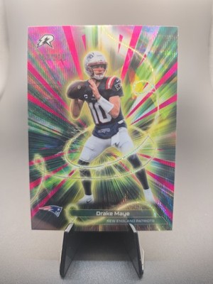 DRAKE MAYE 153/299 Magenta Surge Parallel # New England Patriots READ
