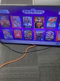 Sega Genesis Mini Classic Console MK-16000 W/ 2 Controllers Tested