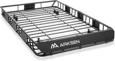 64" x 39" x 5" Roof Rack Cargo Basket with Extension Steel Rooftop Heavy Duty