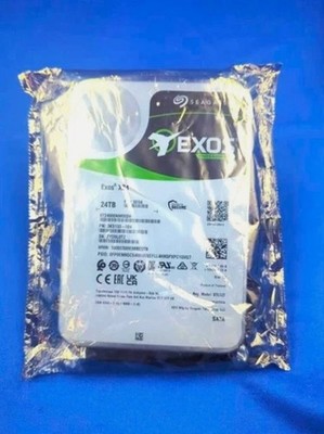 NEW Seagate Exos X24 ST24000NM002H 24TB 7.2K RPM SATA  3.5''  512MB Hard drive
