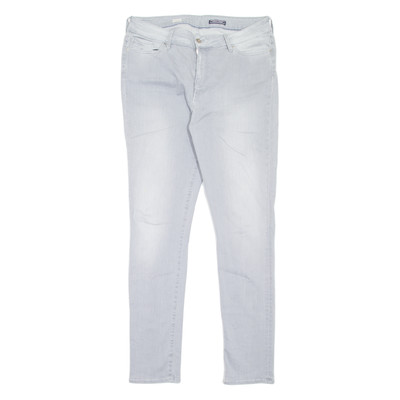 Tommy Hilfiger Harlem Damen Jeans Grau Slim Skinny Stone Wash W33 L32