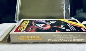 Star Trek SOS Colecovision Complete In Box with Manual &1 INSERT Tested /Cleaned