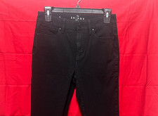 White House Black Market black skinny ankle jeans, size 2