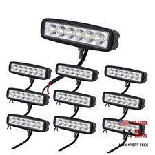 10 Pieces 6 inch 18W LED Work Light Bar Spot Beam Driving 6 inch 10X18 S