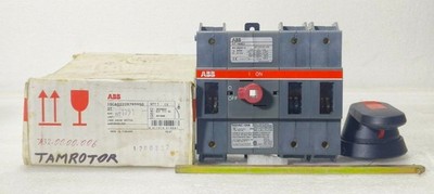ABB OT160E3 SWITCH DISCONNECTOR 160A 200A 3-P 600V 1SCA022257R5950 WITH HANDLE