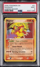 2006 POKEMON EX LEGEND MAKER #21 MAGMAR PSA 9 on eBay