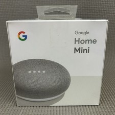 GOOGLE HOME MINI (1st Generation) Smart Speaker w/Google Assistant Chalk NEW
