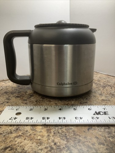Calphalon Coffee Pot for Model HE 101 CMT. Stainless Steel Thermous insulated