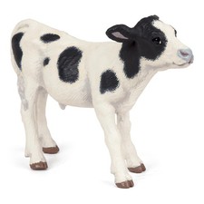 Papo - Realistic Black and White Calf Figure - Ages 3+ 2.36 Inch, Multicolor