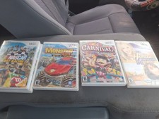 Nintendo Wii Game Lot: NASCAR Kart Racing, Monster 4x4, Over 25 Games