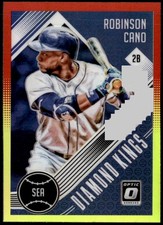 2018 Donruss Optic #29 Robinson Cano Red and Yellow Diamond Kings E1