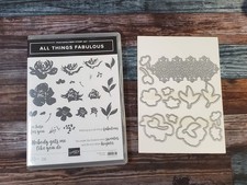 All Things Fabulous Stamp Set  Dies Bundle Stampin' Up RETIRED