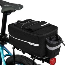 Bicycle eBike Rear Seat Storage Cycling Pannier Saddle Rack Bag Trunk Waterproof
