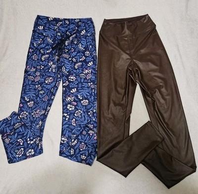 Aerie Lot Of 2 Chill Play Move Pants Offline Real Luxe Small Leggings Athletic 