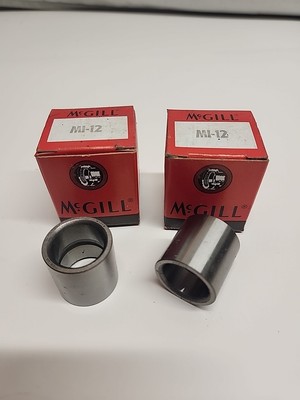 McGill MI-12  Needle Roller Bearing 2 Pice Race 0.75'' Bore 0.9993'' OD 1.01'' Wide