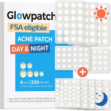Pimple Patches for Face, Invisible Acne Patches 330 Count, Daytime Ultra Thin Sp