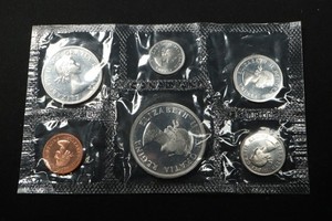 NobleSpirit (LG) Canada 1964 Proof-Like Mint Set w Silver Sealed