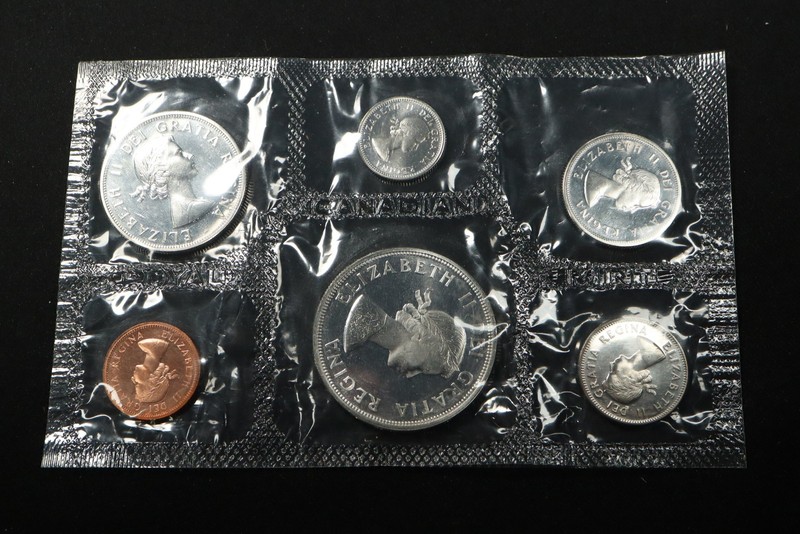 NobleSpirit (LG) Canada 1964 Proof-Like Mint Set w Silver Sealed