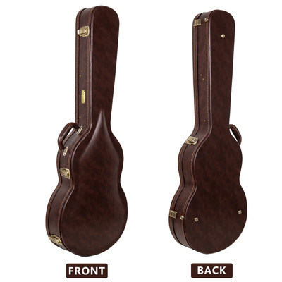 Crossrock 13''Archtop Guitar Case for Gretsch Jet/Penguin/Chris Rocha-Brown