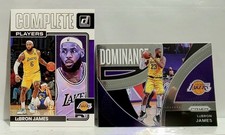 ​LeBron James 3-NBA Cards-Panini Prizm Dominance,Donruss Complete Players Lakers