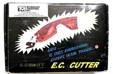 E.C. CUTTER Electric Scissors It Cuts Everything Except Your Finger Preowned