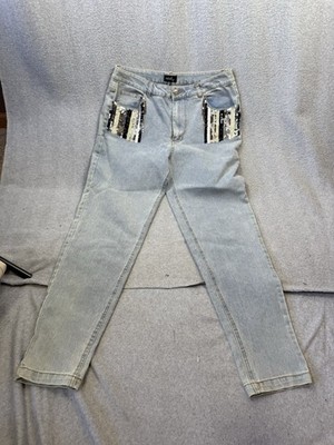 Mod X Jeans Woman s 12 Light Wash  Sparkles