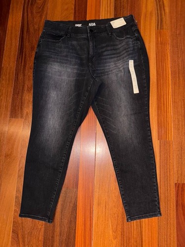 A.N.A.~ A New Approach ~ Black Denim Mid-Rise SKINNY Jeans ~ Comfort WB ~ Sz 22W - Picture 2 of 4