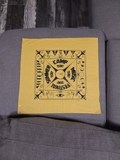 2012 Summer Camp Music Festival Bandana, Yellow, Approx 21" X 21"