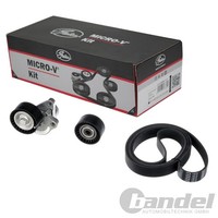 Gates Micro-V Kit KEILRIPPENRIEMEN-SATZ Passend FüR Nissan NV400 Primastar Opel