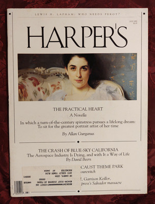 HARPERs Magazine July 1993 Peter F. Drucker Garrison Keillor Allan Gurganus