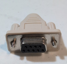 Beige DB25 Male to DB9 Female 1:1 Serial Adapter Connector Universal