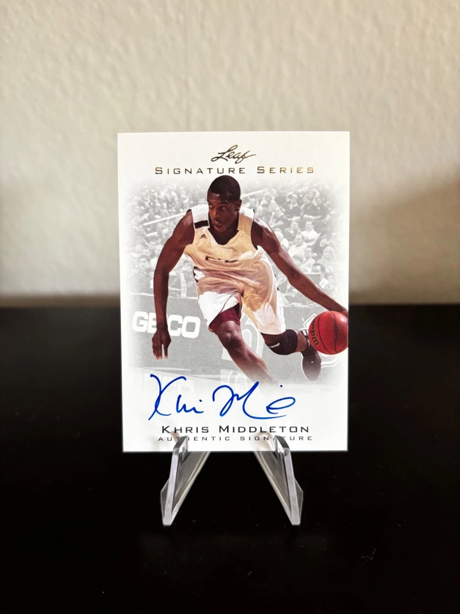 Khris Middleton Basketball Autographed Sports Trading Cards 