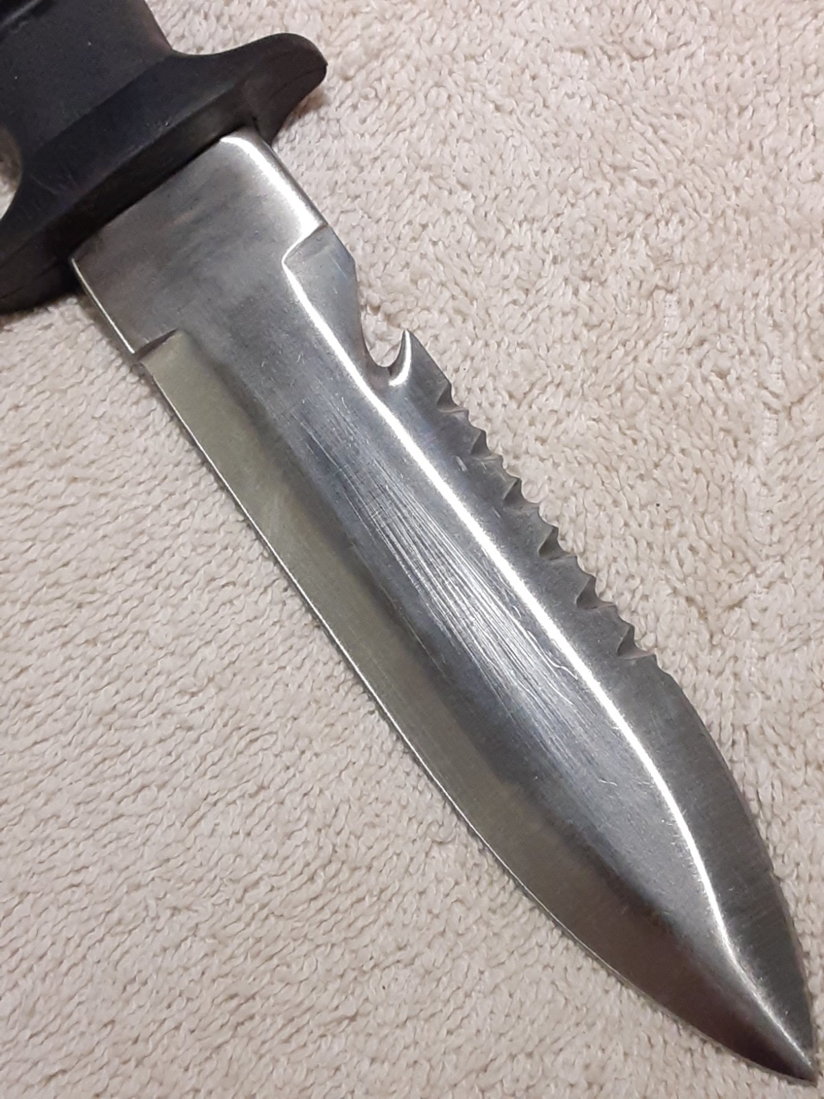 Ontario Knife Co. USA Tactical Mission Combat Survival Hunting Knife W Sheath