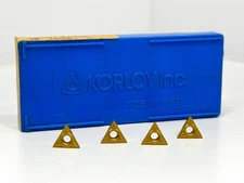 KORLOY TCMT21.51-C25 New Carbide Inserts Grade NC320 4pcs