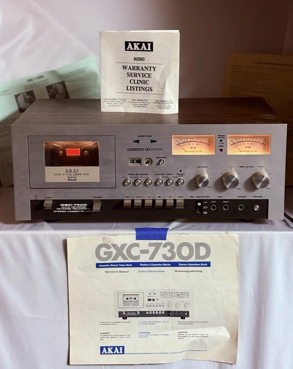 希少 アカイ AKAI GXC-44D ドルビーシステム Akai Gxc In Vintage Cassette Decks for sale - eBay