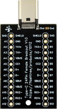 USB Type C Breakout Board 24 Pin Female Plug Full Pins Gold Plated PCB USB C