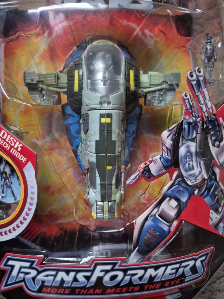 2006 Star Wars Transformers JANGO FETT / SLAVE I Action Figure New in Box Rare - Image 2 of 4