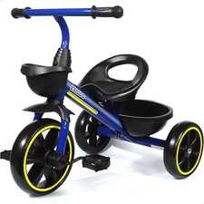 KRIDDO Kids Tricycles Age 24 Month to 4 Years, Toddler Trike Large, Blue