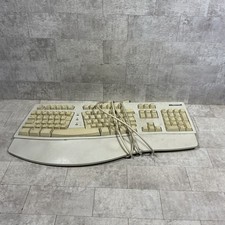 Microsoft Vintage Natural Keyboard Model JZ E139948 Tested Working